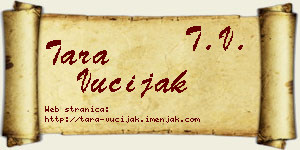 Tara Vučijak vizit kartica